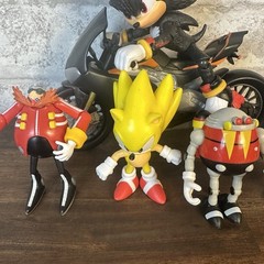 Sonic the Hedgehog 3 (2024) SHADOW 5″ Figure & Mototcycle Mixed Lot 4867