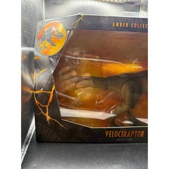 Amber Collection Velociraptor “The Big One” – Jurassic Park New SEALED Mattel