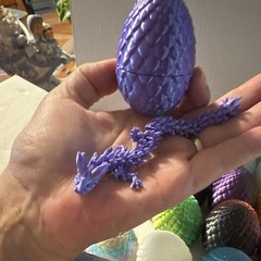 Cybermaker 24pc Dragon & Egg Set Multicolor Ages 8+ 3D Printed