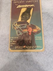 VINTAGE 80’S ARMITRON KNIGHT RIDER SPORT WATCH W/ PACKAGE VHTF EXTREMELY RARE