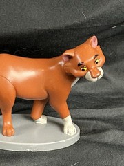 Thomas O’Malley Aristocats Orange Alley Cat 3′ PVC Cake Topper Rare HTF Figure