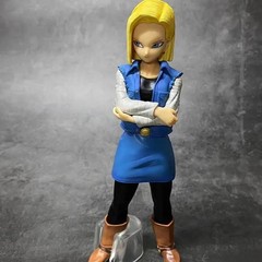 27CM Anime Dragon Ball Z Android 17 18 Figure Android 18 PVC Action Figures