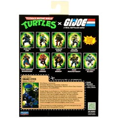 TMNT x G.I. JOE Snake Eyes Leo 4.5″ Figure Teenage Mutant Ninja Turtles 2026