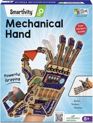 DIY Mechanical Hand STEM Robotics Toy Kit for Kids 8+ Science Engineering Gift