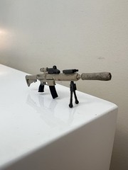 1/18 Joytoy , Acid rain , Planet green , G.I.Joe ,3.75 figure . custom Weapons