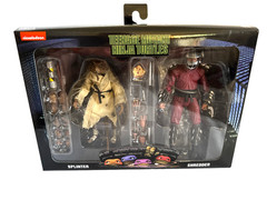 NECA Teenage Mutant Ninja Turtles: Splinter & Shredder Figures (2-pack) 2020 New