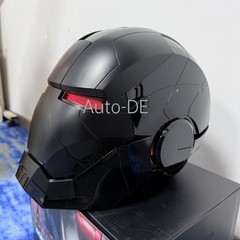 Iron Man Black Helmet MK5 1/1 Electronic Voice-controlled Mask Cosplay Prop 2026