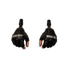 MARVEL LEGENDS HANDS FISTS FINGERLESS GLOVES CUSTOM KITBASH FIGURE 4pc PART ONLY