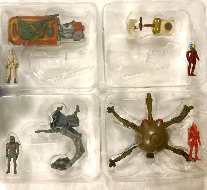 Star Wars Micro Galaxy Squadron Scout Series 10 Complete Common Set Lot of 4