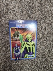 Masters of the Universe Clear SCARE GLOW 3.75″ Super7 Reaction Figure – MOC MOTU
