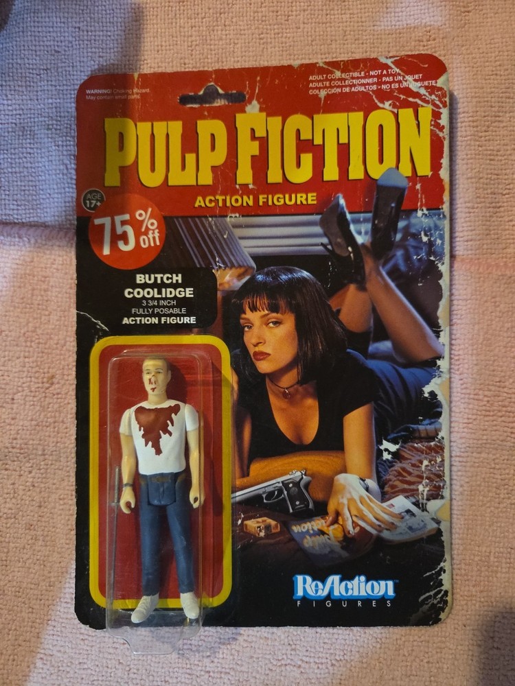NEW Funko ReAction Pulp Fiction Butch Coolidge 3 3/4 Action Figure Retro