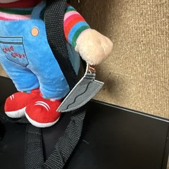 Chucky Doll Plush Backpack Good Guys Horror By Bioworld. 100% Polyester 17+