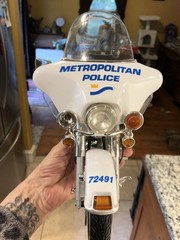 1/6 , GI Joe Metropolitan POLICE HARLEY-DAVIDSON ELECTRA GLIDE MOTORCYCLE