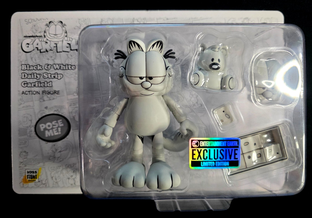 Garfield – Black & White Daily Comic Strip – Action Figure – EE Exclusive