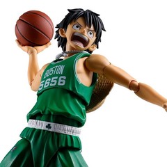 SHF One Piece Luffy Celtics Boston Ver Figure S.H.Figuarts Bandai Preorder