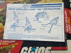 Vintage 1982 GI Joe HAL Complete w/Grand Slam, Box And Blueprints Great