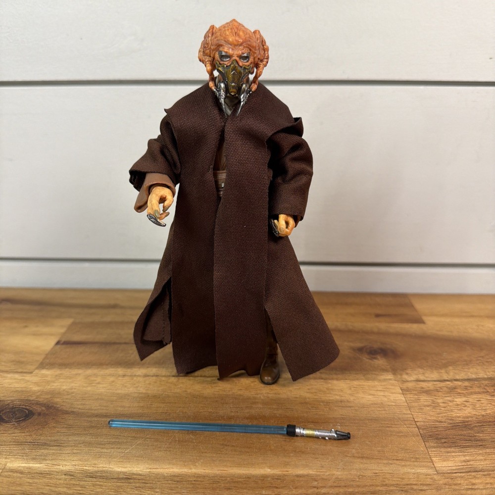 Hasbro Star Wars Black Series Plo Koon 6-inch Action Figure Complete Ships Fast!