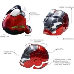 Autoking Iron Man Helmet MK5 1/1 Voice-controlled Mask Transform Cosplay Prop-
