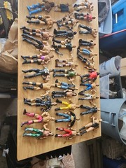 Huge Lot Of Used Wrestlers Mix Years! 32 Wrestlers Many Different Years