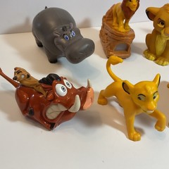 Disney Lion King Movie Figure Lot of 8 Plastic & Rubber Figures