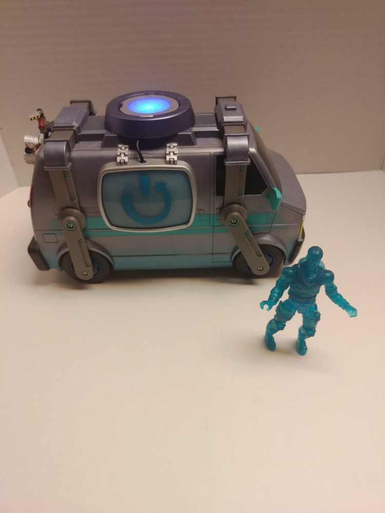Fortnite Reboot Van Vehicle Playset Jazwares Light Up Figure Set with figure