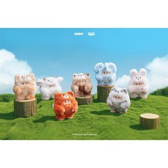 Giggle Monster Furry Forest Series Blind-Box Vinyl Plush OHKU (One Random)