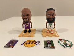 NBA Ballers Series 2 SHAQUILLE O’NEAL & JAYLEN BROWN Figure w/ Card & Stickers