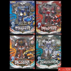 Miniforce Dinoid Warrior REX KAISER & 4-HEADBOTS D6 Great Integration Robot set