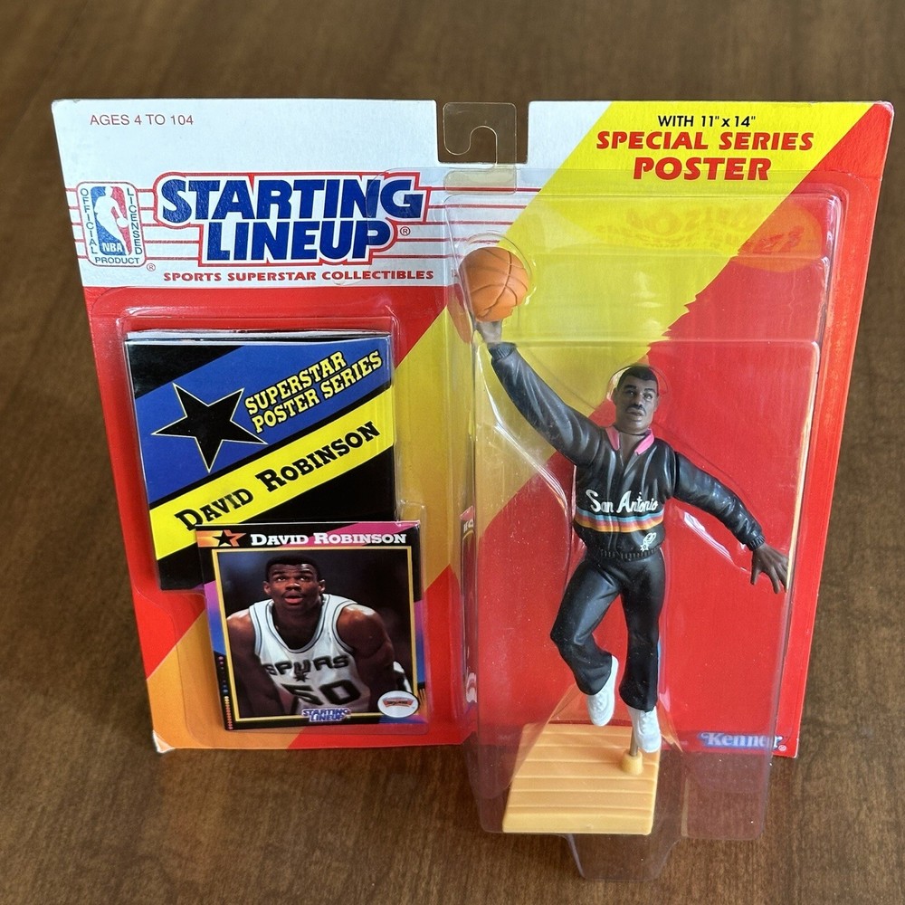 1999 Starting Lineup Basketball David Robinson Figure Kenner San Antonio Spurs