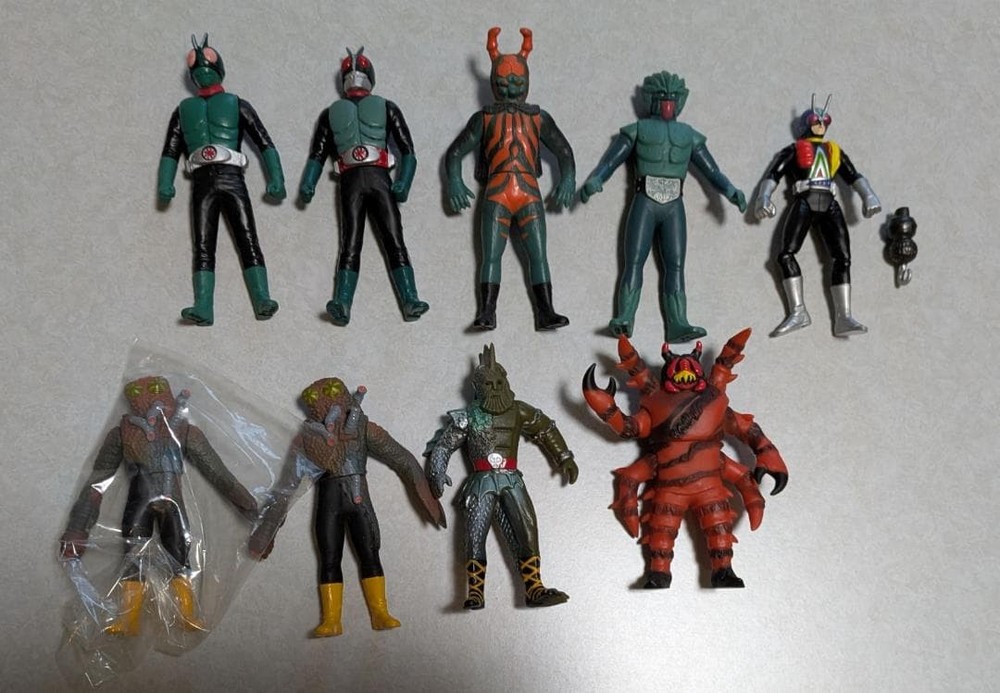 Bandai Kamen Rider Sofubi Do 9 Figure Set Kamen Rider X Amazon Neptune