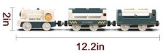 Battery Powered Train Set for Railway System, Electric Train Toys for Wooden …