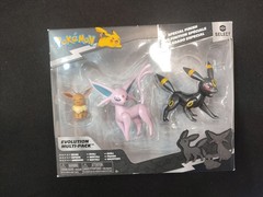 Pokemon Select Eevee Evolution Action Figures 3-Pack Eevee Umbreon Espeon NEW