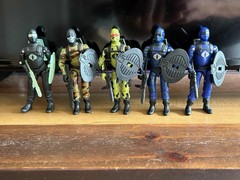 Gi Joe Blackmajor Custom Cobra Invasors X5 Master Set Commandos 3.75 Troopers