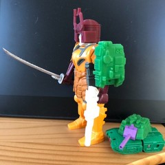 Complete Transformers G1 Pretender Bludgeon Resin Reproduction Accessory Lot