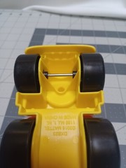 Fisher Price Little People Dump Truck Vehicle Kids Toy 2016 Mattel Red Yellow