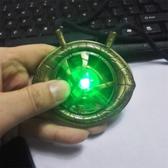 Movie Doctor Strange Eye of Agamotto 1:1 Metal Shine Pendant Action Figure Gift