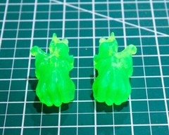 Custom Resin Flaming Fists Constructs 1:10 scale for Green Lantern