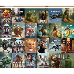 Italian Brainrot Guess Who I Am Game Puzzle Card Game Tung Tung Sahur Tralarero