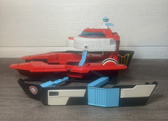 Paw Patrol Mighty Movie Pup Squad Aircraft Carrier HQ Car Vehicle