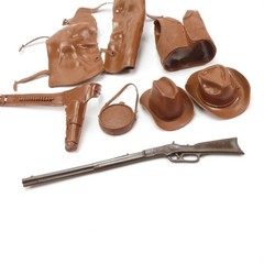 Johnny West Vintage Marx Johnny West Best Of The West Accessories Lot