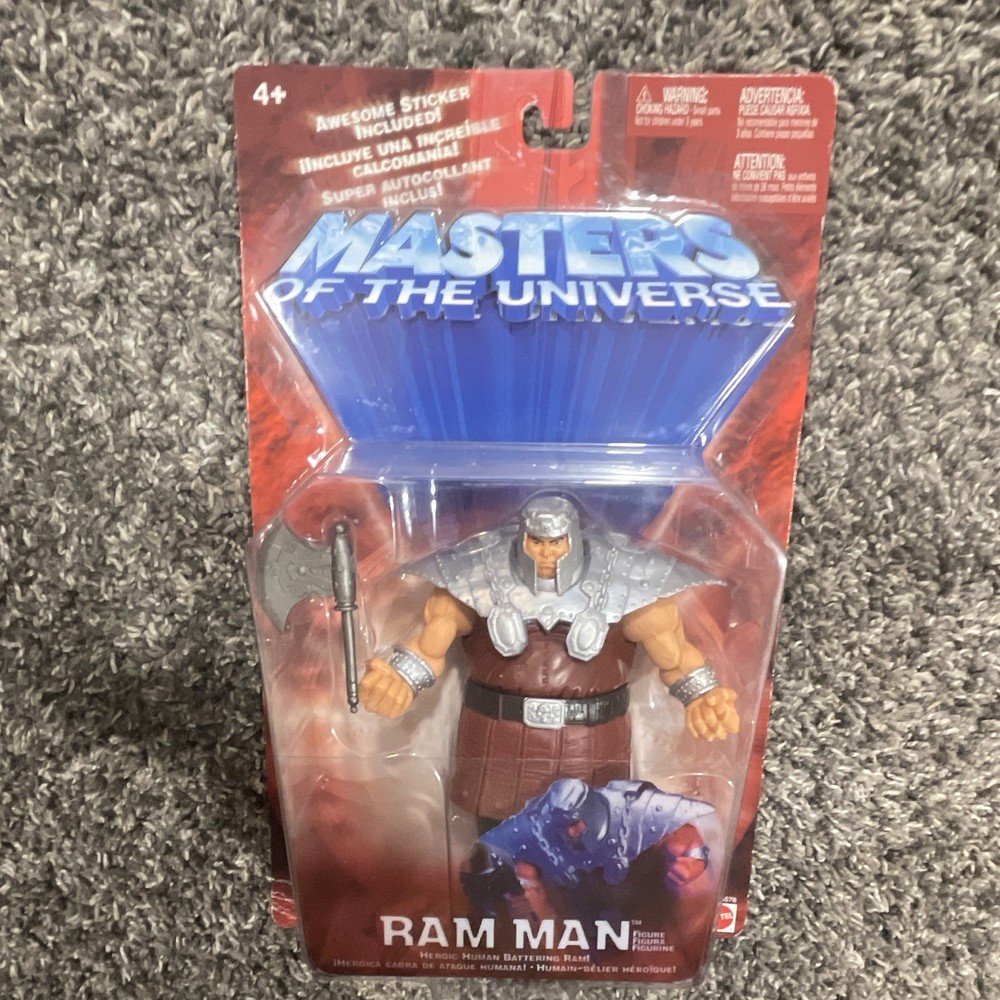 Mattel Masters of the Universe Ram Man Action Figure w/ Axe 4+