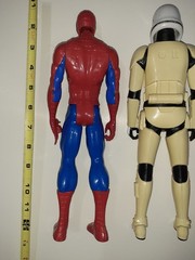 Lot of 4 Hasbro Mattel Action Figures Superhero 9.5-12″ Inch Marvel-DC Comics