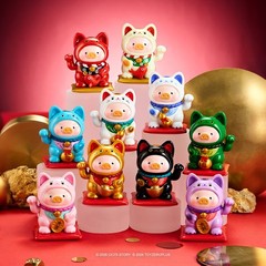 TOP Lulu The Piggy Blind Box Figures – Lucky Cat Series Figurines Collectibles