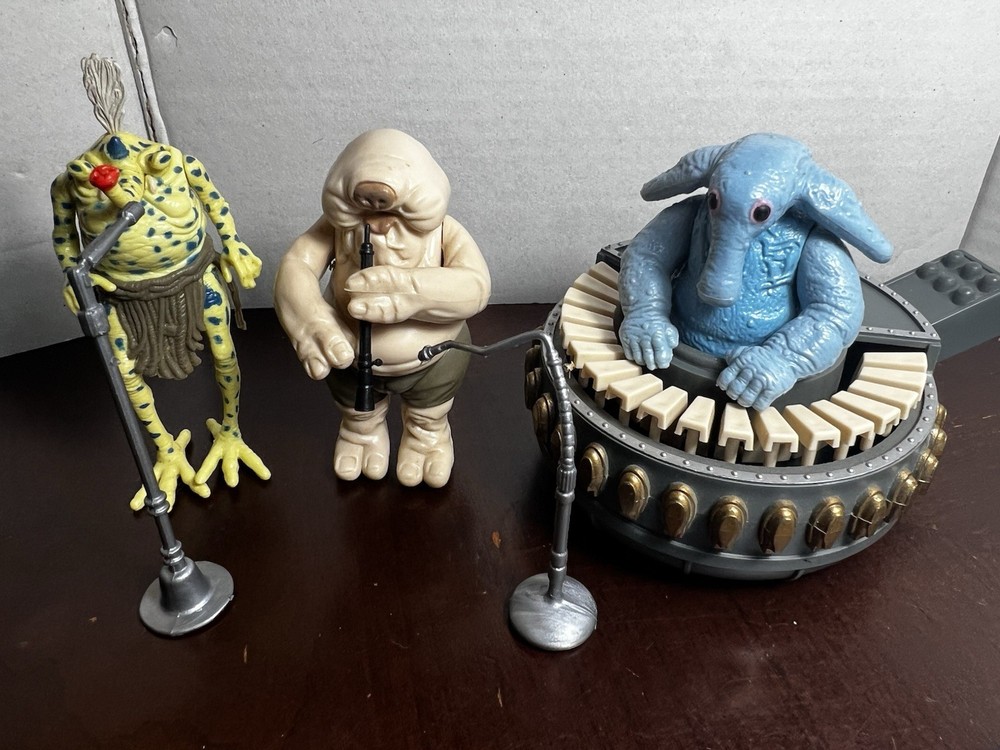 VINTAGE STAR WARS 1983 KENNER SY SNOOTLES & THE MAX REBO BAND COMPLETE EXCELLENT