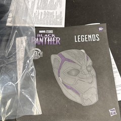 MARVEL LEGENDS BLACK PANTHER 1:1 SCALE VIBRANIUM TALKING HELMET ROLE PLAY HASBRO