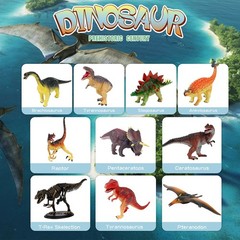 STEM Dinosaur Educational Construction Building Dinosaur Toys 10 Set for Boys