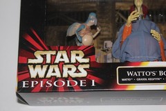 1999 Hasbro Star Wars Episode 1 Wattos Box Graxol Kelvyyn Shakka