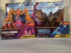 Lot of 2: 2025 Godzilla x Kong The New Empire RODAN 6″ + Titanus Scylla Figure