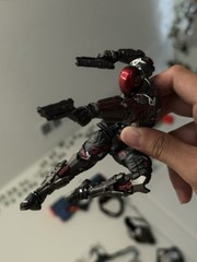 Kaiyodo Revoltech Amazing Yamaguchi Arkham Knight Ver.1.5 Batman Figure +Pistol