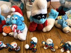 HUGE Vintage Smurfs Lot 1966–1983 PVC Plush Houses Accessories More AS IS Rare